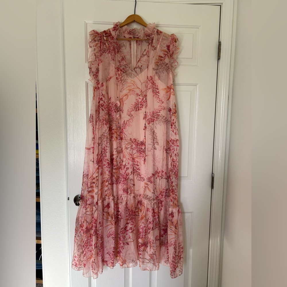 Alex Marie Camellia Floral Print Dress size 14